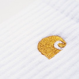 Calcetines Carhartt WIP Chase Socks White / Gold