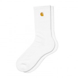 Calcetines Carhartt WIP Chase Socks White / Gold