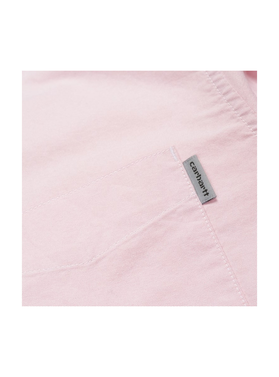 Camisa Carhartt WIP Button Down Pocket Shirt LS Soft Rose