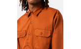 Camisa Dickies Work Shirt LS Rec Gingerbread