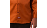 Camisa Dickies Work Shirt LS Rec Gingerbread