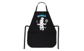 Mandil RipN Dip Kiss The Cook Apron Black