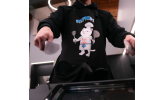 Mandil RipN Dip Kiss The Cook Apron Black