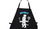 Mandil RipN Dip Kiss The Cook Apron Black