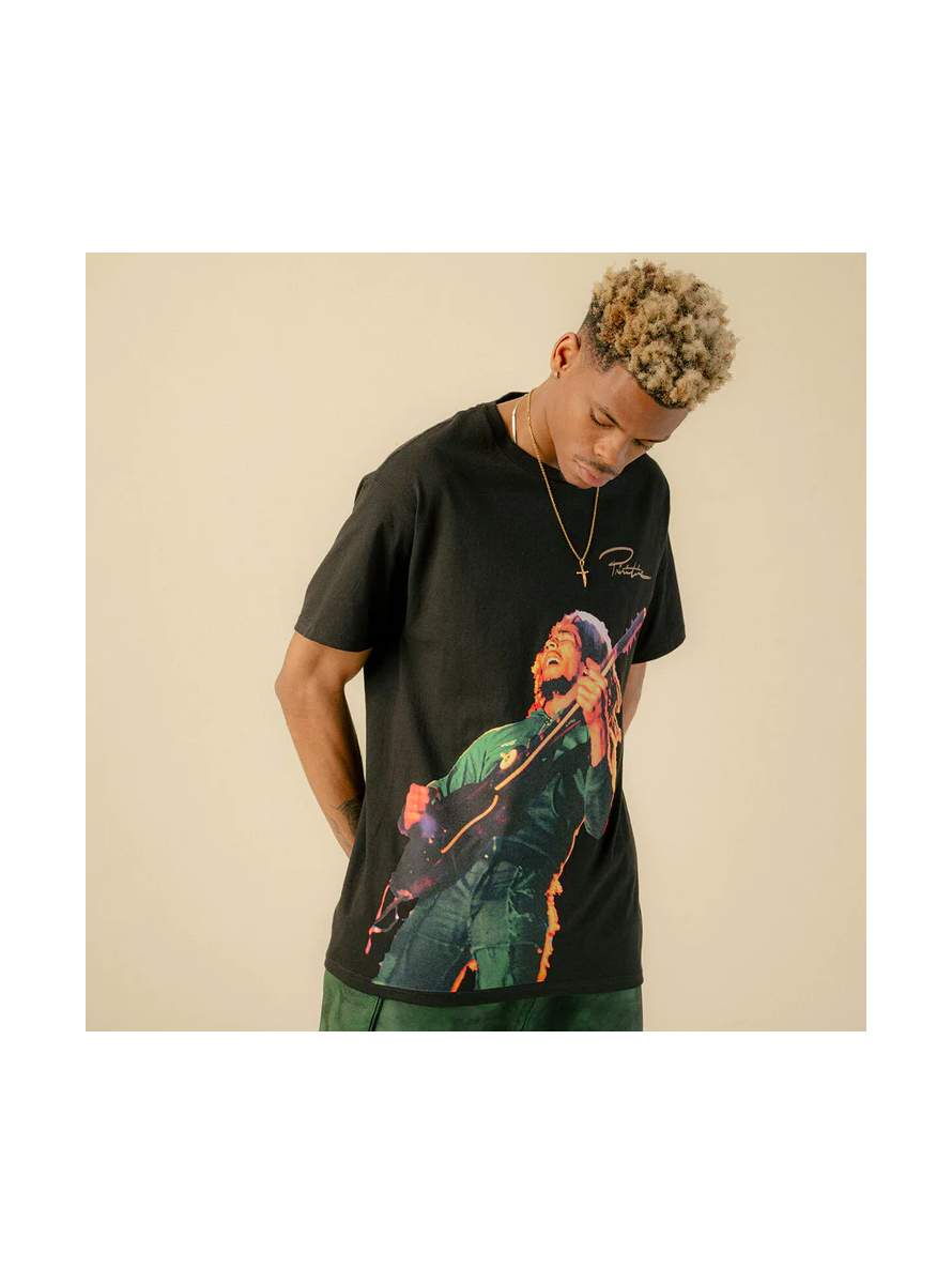 Camiseta Primitive X Bob Marley Wild One Tee SS Black
