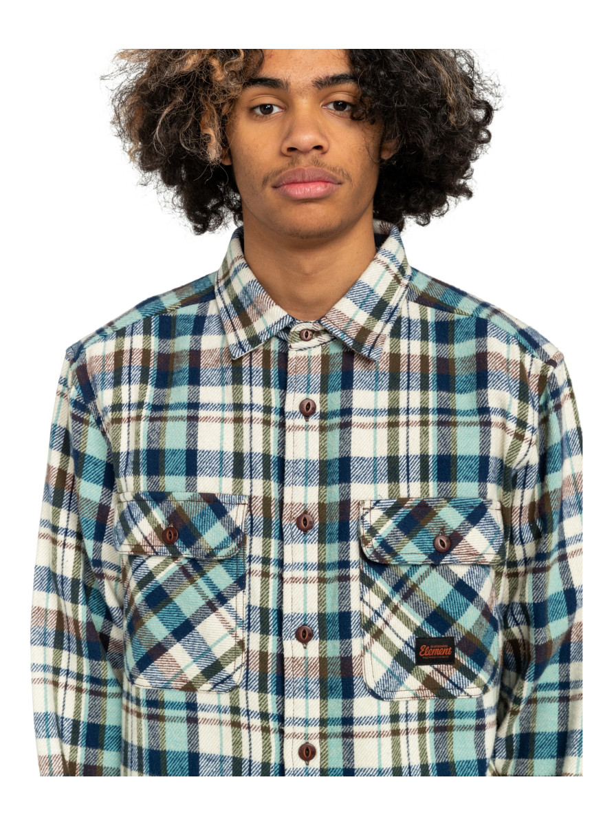 Camisa Element Hueco LS Check Blue