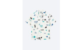 Camisa Carhartt WIP Motor City Shirt Motor City Print / Wax
