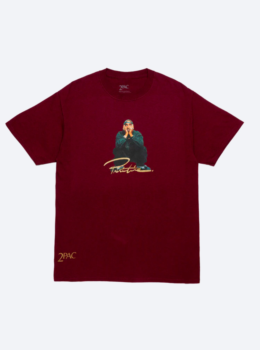 Camiseta Primitive x Tupac Shakur SS Burgundy