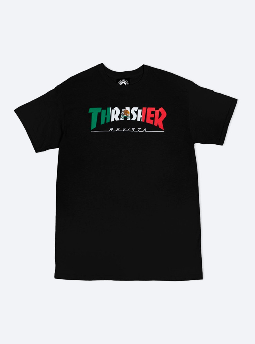 Camiseta Thrasher Mexico Revista Tee SS Black