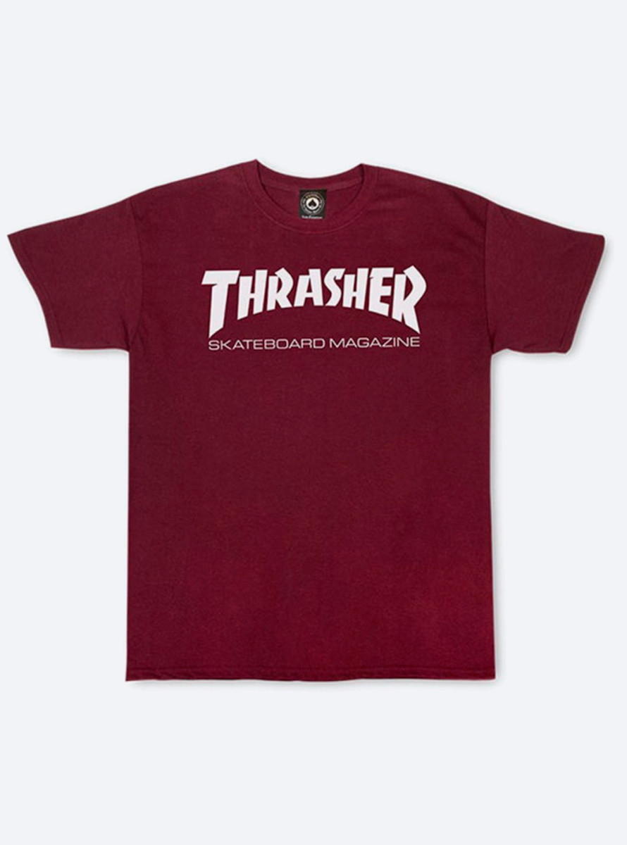 Camiseta Thrasher Skate Mag Tee Maroon