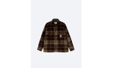 Camisa-Cazadora Carhartt WIP Manning Manning Check Dark Umber / Leather