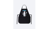 Mandil RipN Dip Kiss The Cook Apron Black