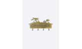 Colgador de Llaves Carhartt WIP Palm Key Hanger Zinc Gold