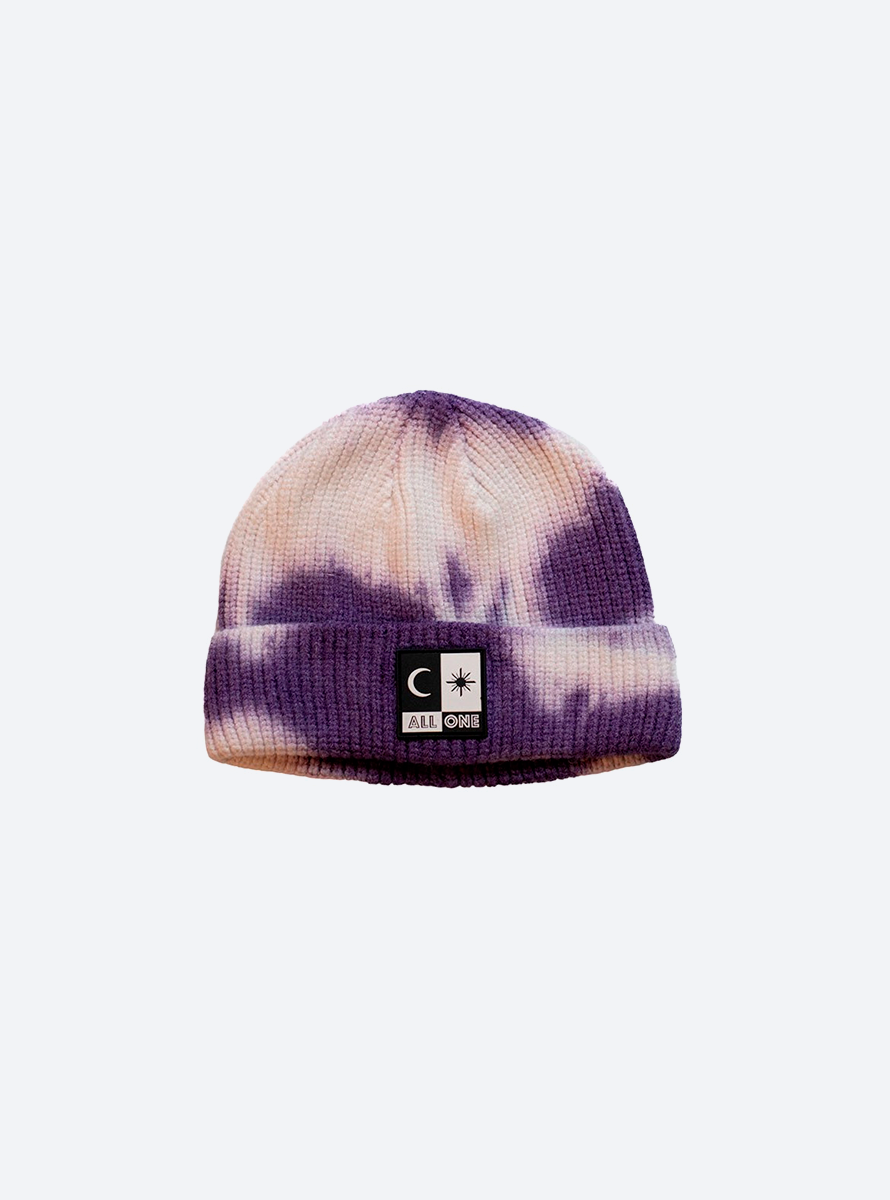 Gorro All One Tie Dye Beanie Purple