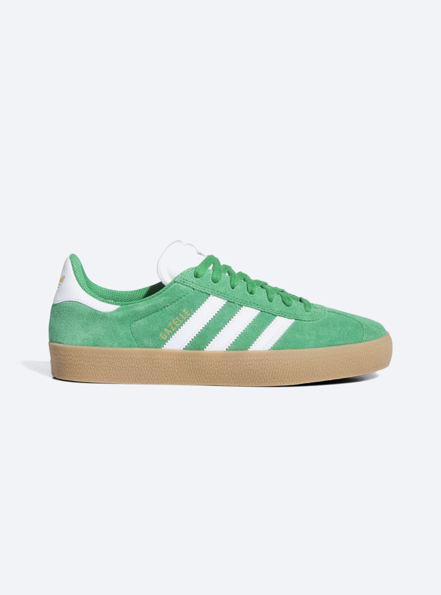 Zapatilla Adidas Gazelle ADV Green White Gold Metal