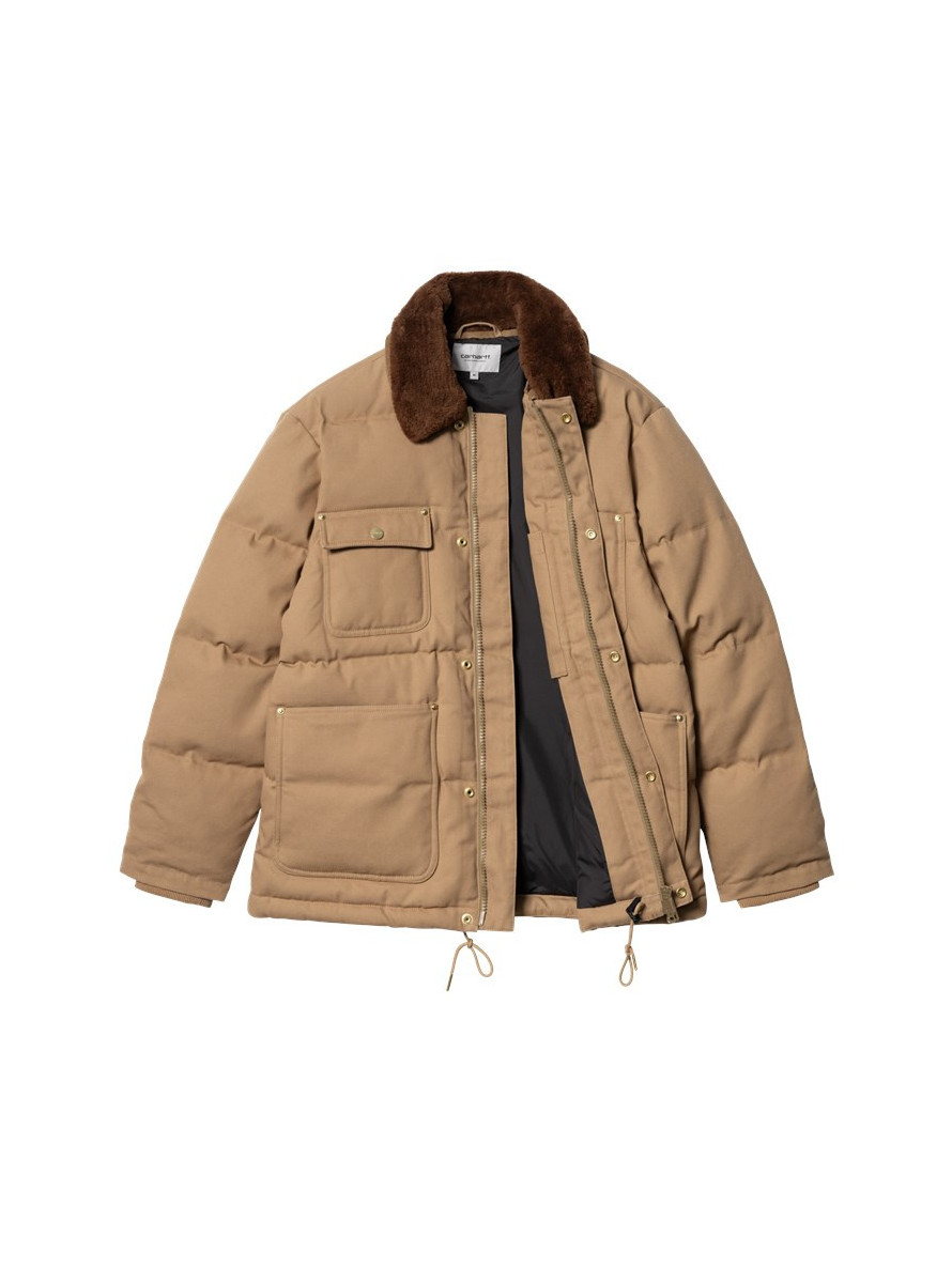 Cazadora Carhartt WIP Rayley Jacket Dearbon Canvas Peanut