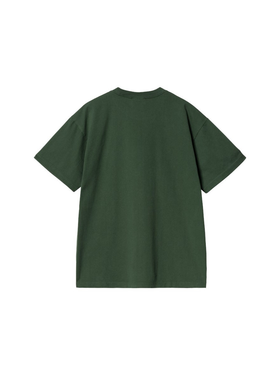 Camiseta Carhartt WIP Lazy Duck Academy SS Sycamore Tree Stone Washed