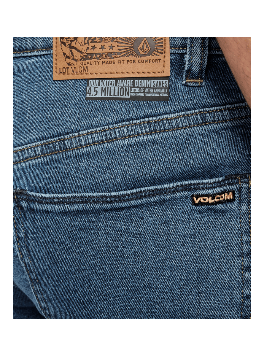 Pantalon Volcom Stone Solver Denim Washed Blue