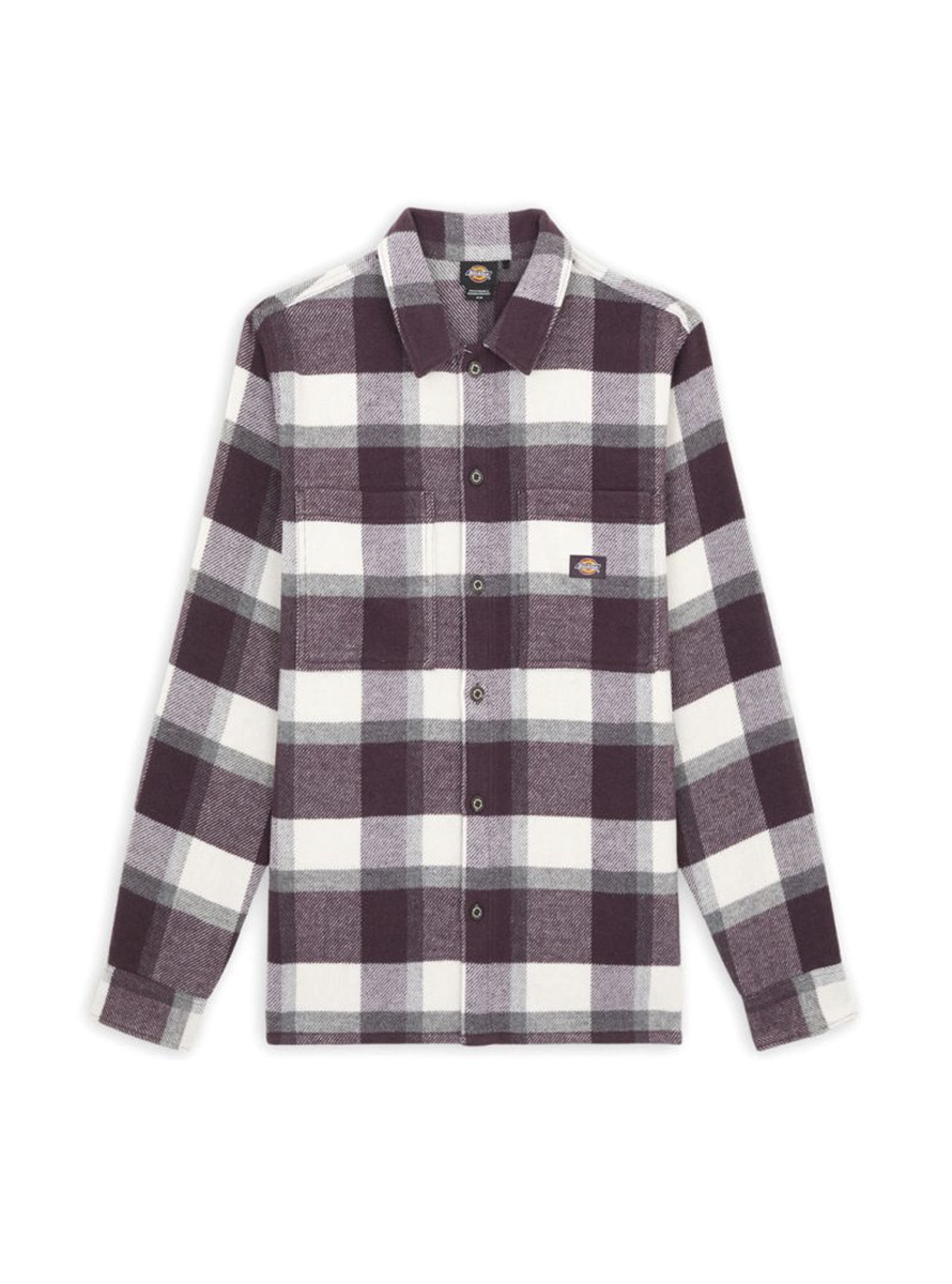 Camisa Dickies PLAID COALING LS SHIRT PLUM PERFECT