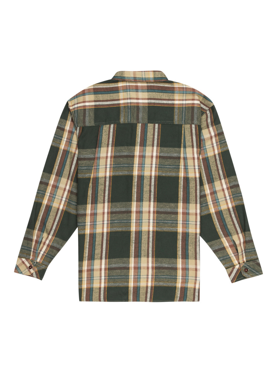 Camisa Element HUECO CLASSIC LS SLATE GREEN PLAID