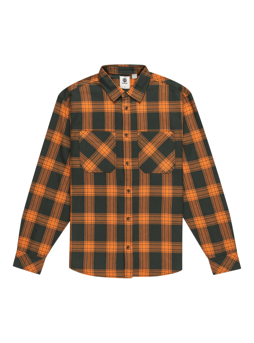 Camisa Element Compass LS Shirt FOREST/CHEDDAR PLAID