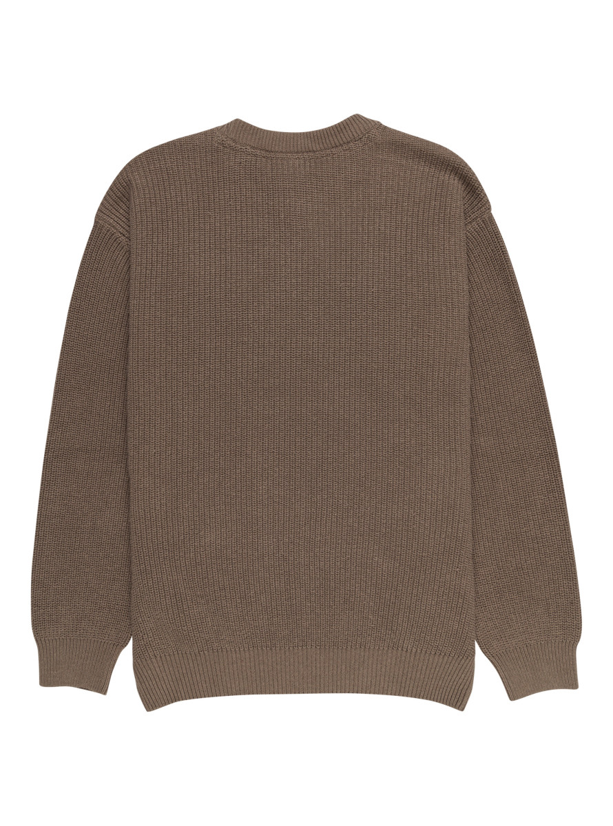 Jersey Element Cornell 3.0 Crew Sweater Walnut