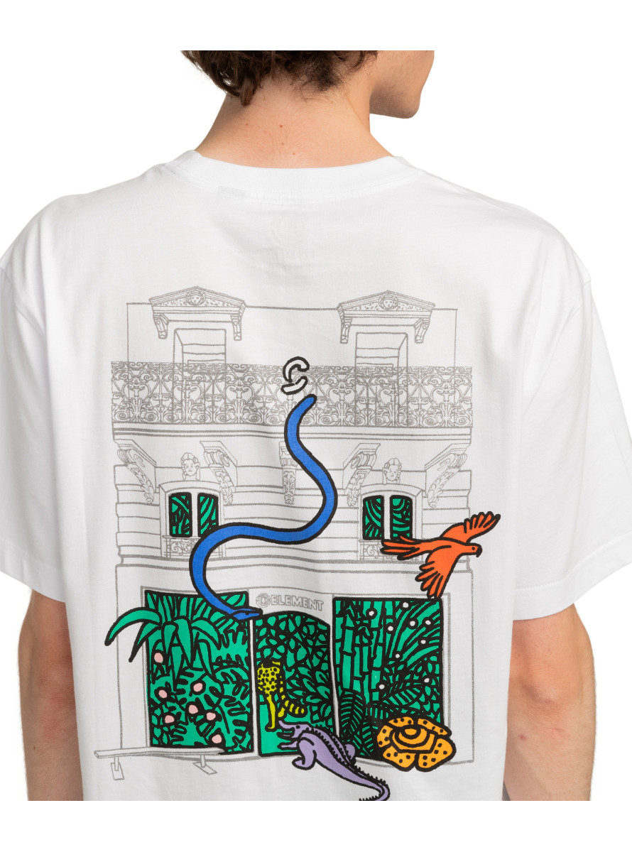 Camiseta Element Jungle Shop SS Optic White