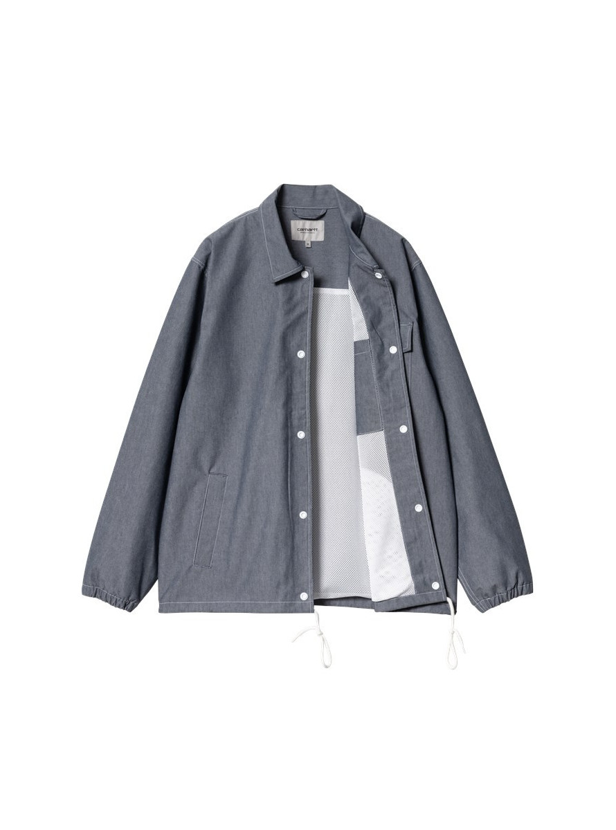 Cazadora Carhartt WIP Blake Coach Jacket Blue Rinsed
