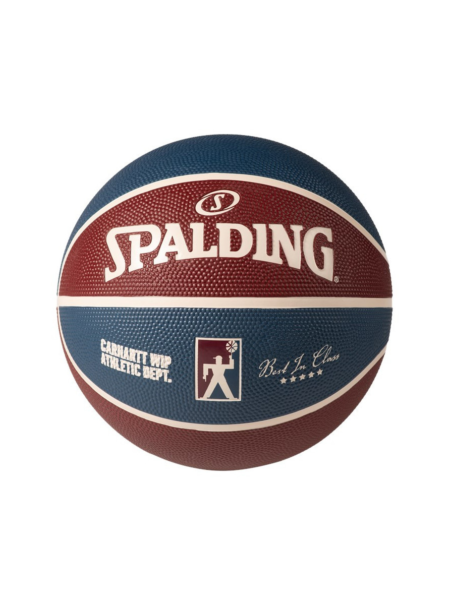 Balon Spalding for Carhartt WIP Basketball Rubber Mulberry, Dusky Blue / Naturel