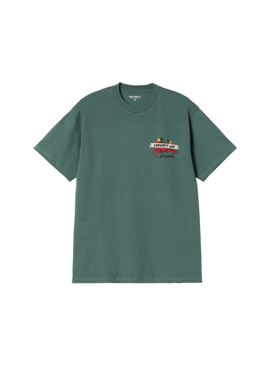 Camiseta Carhartt Crab Paint T-Shirt Silver Pine