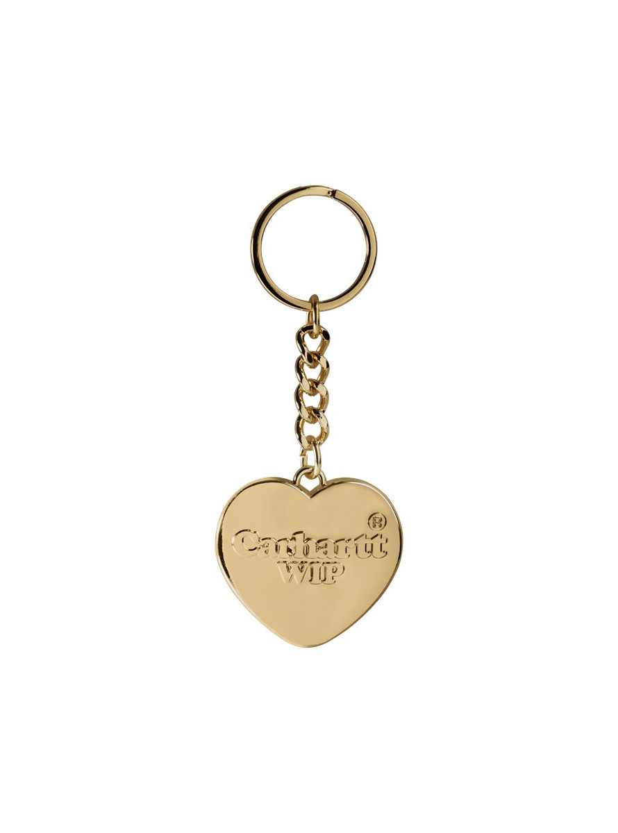 Llavero Carhartt Wip Heart Keychain Zinc Alloy Gold
