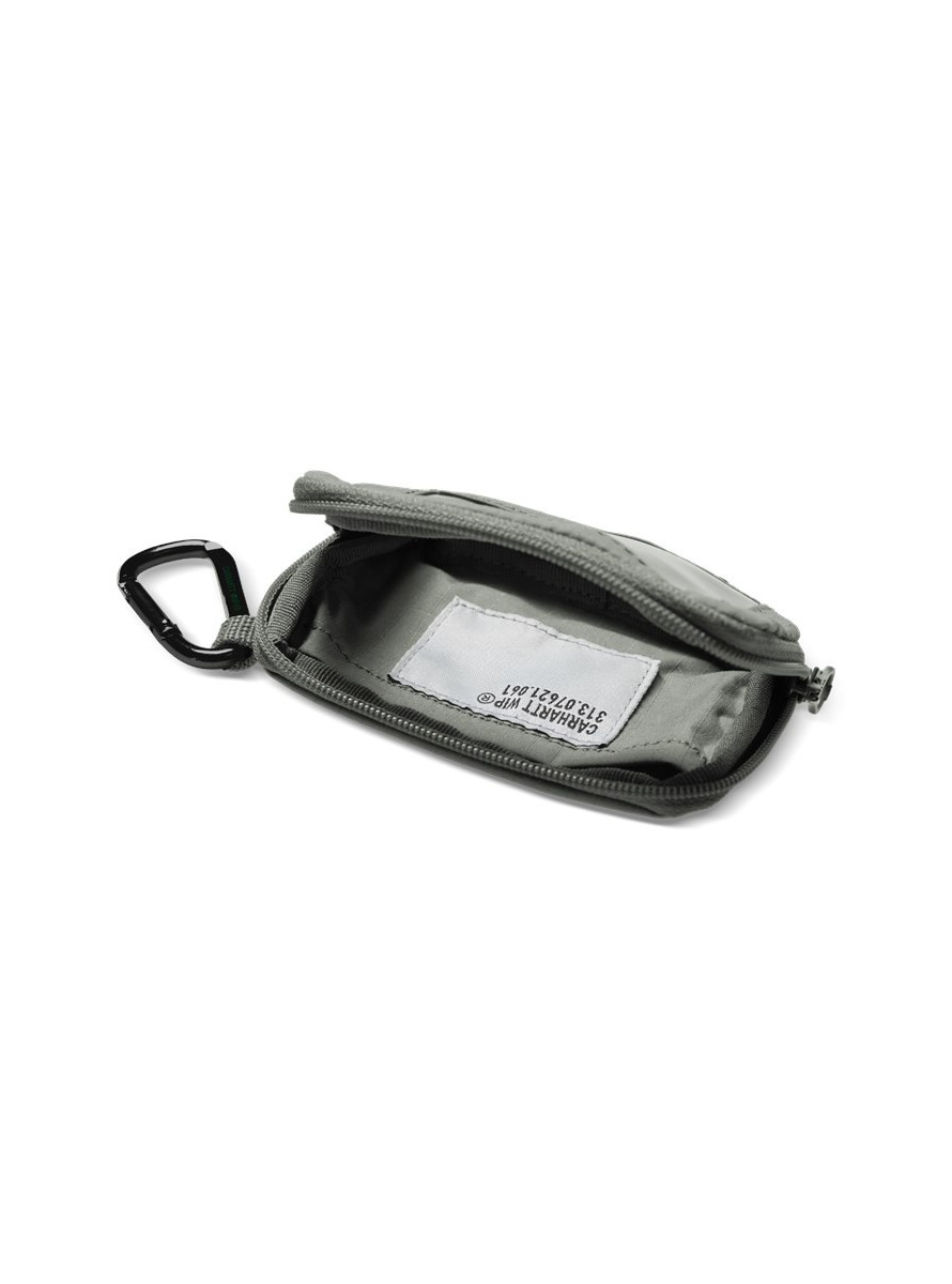 Cartera Carhartt WIP Tour Card Case Keychain Smoke Green/Reflective