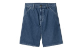 Bermuda Carhartt WIP Simple Short Blue stone washed