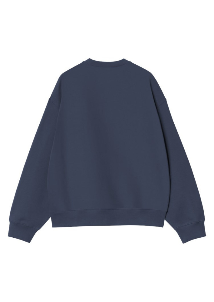 Sudadera Carhartt WIP Label Script Sweat Blue
