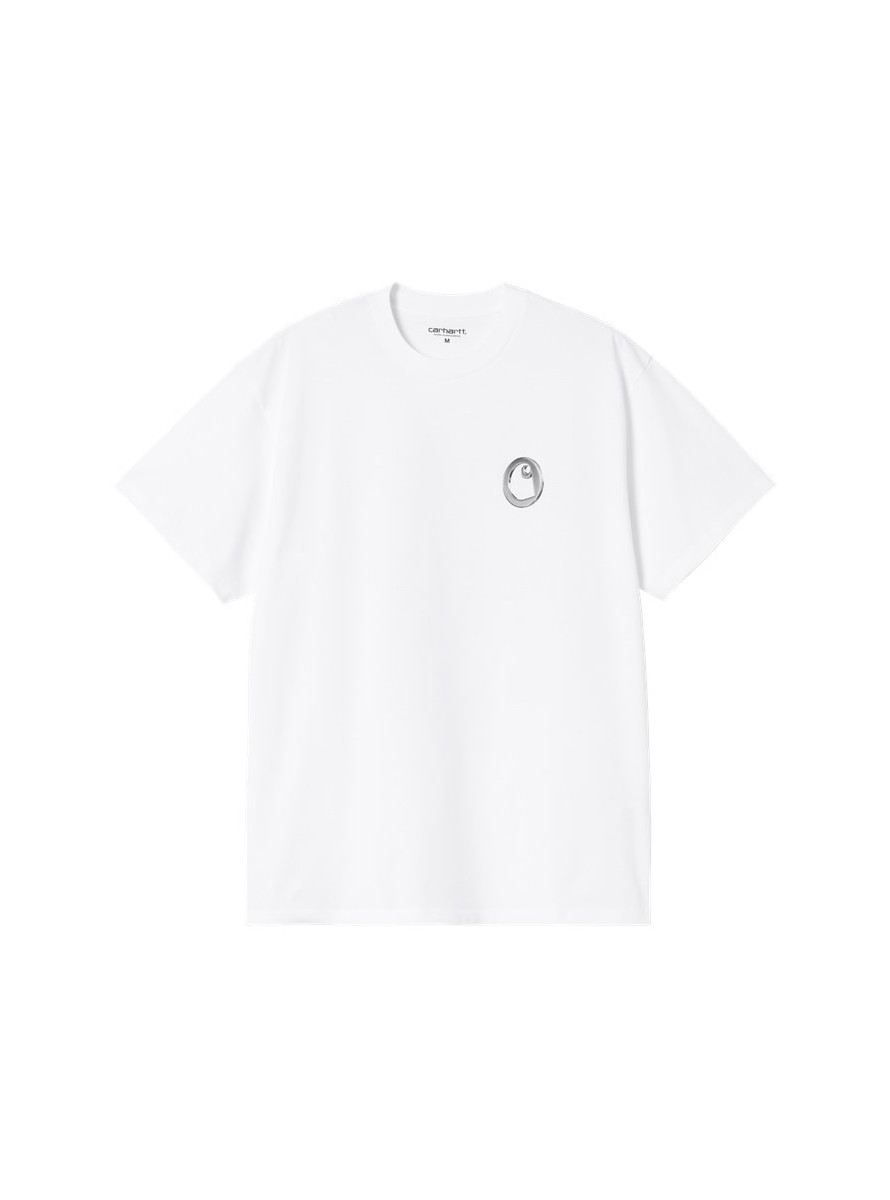 Camiseta Carhartt WIP Linked Charms SS White Silver