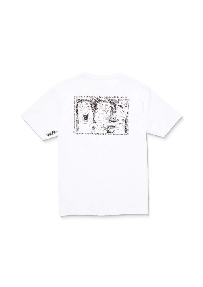 Camiseta Volcom Crazybal BSC SST White