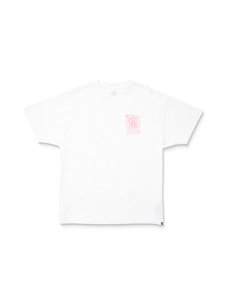 Camiseta Volcom Deep Trance LSE SST White