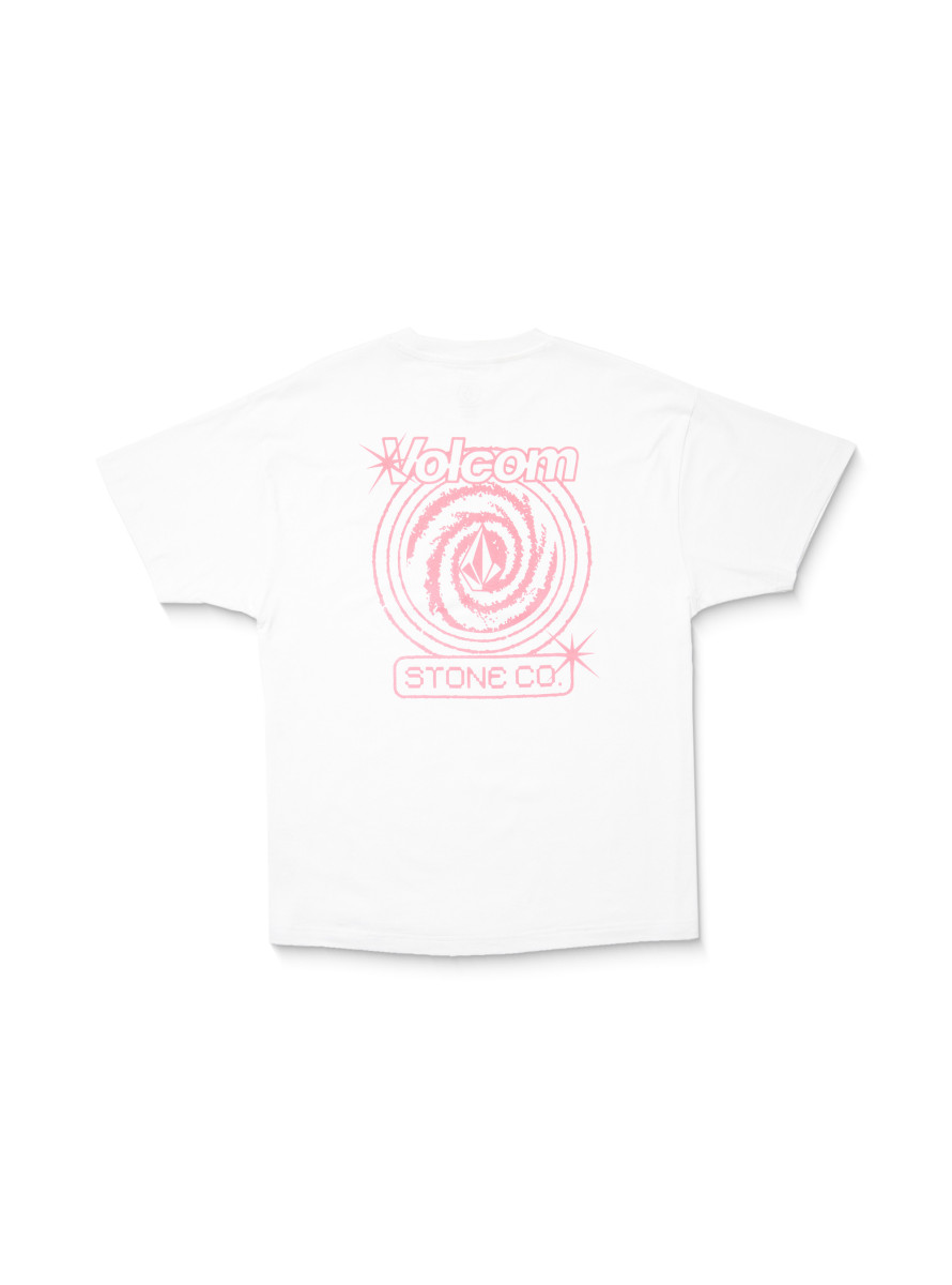 Camiseta Volcom Deep Trance LSE SST White