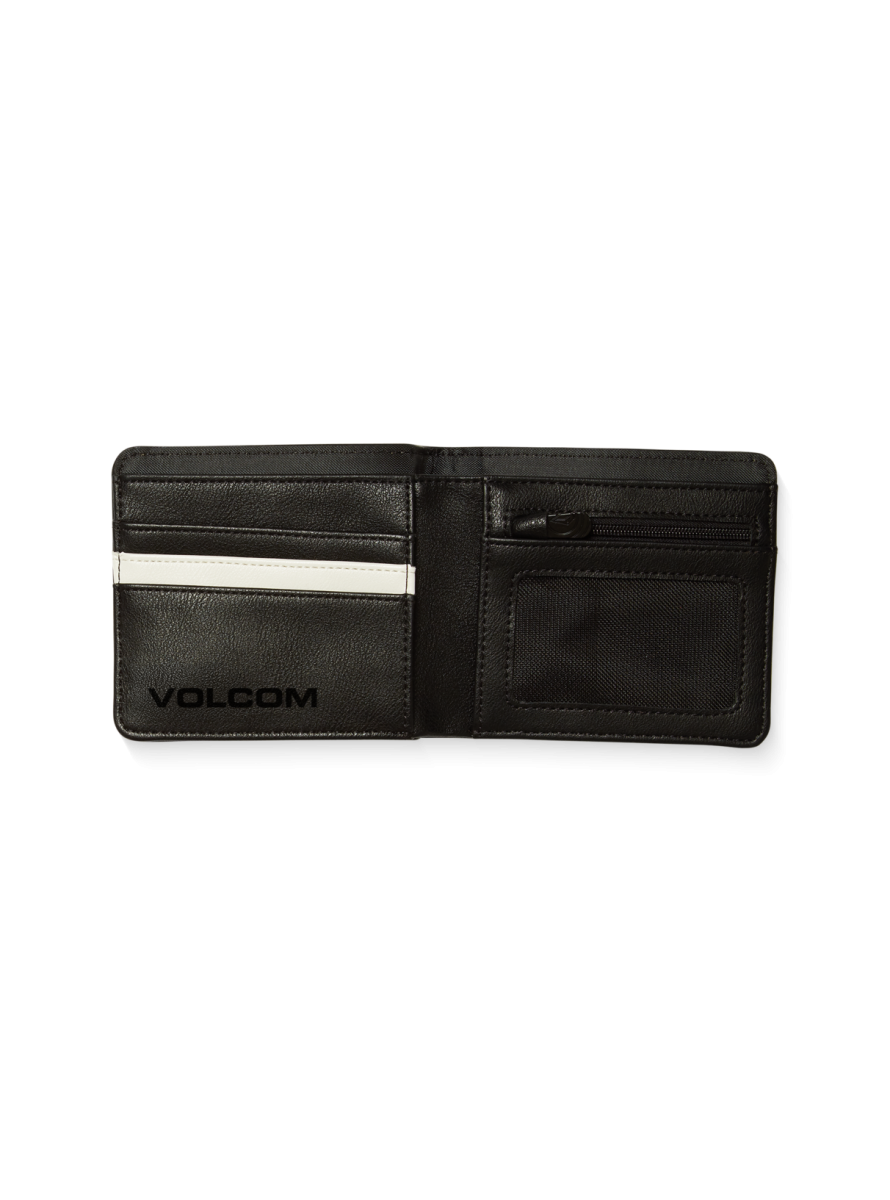Cartera Volcom Slim Stone PU Wallet Small Black