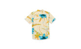Camisa Volcom Tracers Floral SS Shirt Light Beige