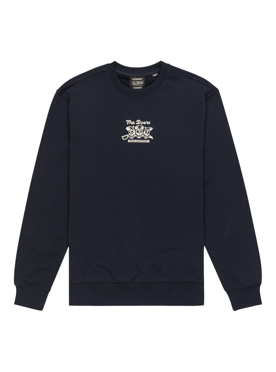 Sudadera Element Timber Skeleton Gang Crew Eclipse Navy