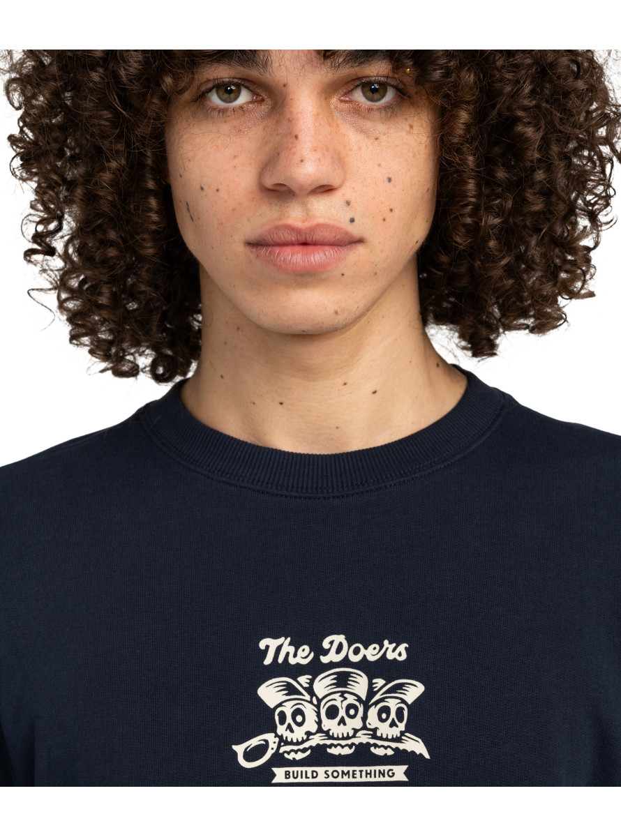 Sudadera Element Timber Skeleton Gang Crew Eclipse Navy