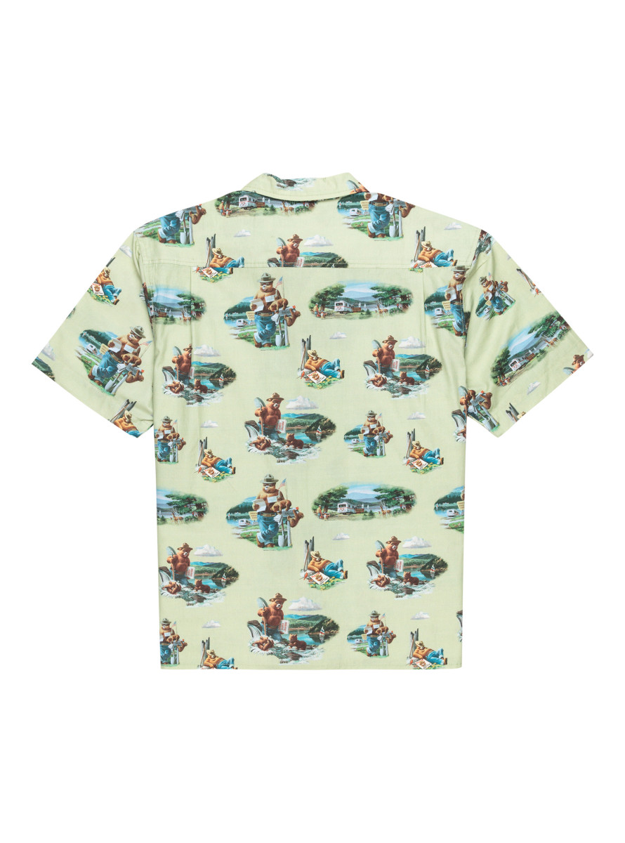 Camisa Element x Smokey Bear Camp Shirt SS Oyster Gray