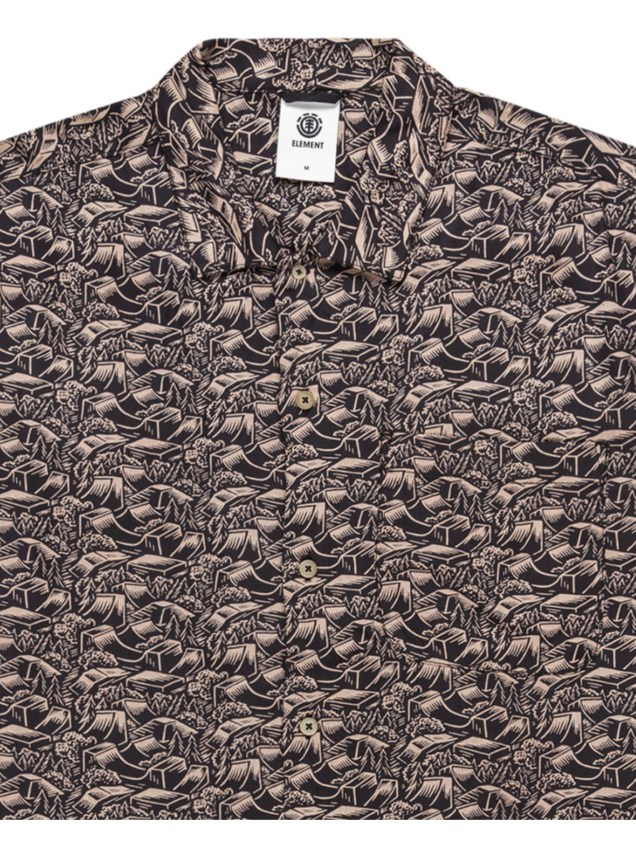 Camisa Element The Doers Shirt SS Off Black