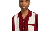 Camisa Element Bowling Shirt SS Pomegranate/Oat Milk