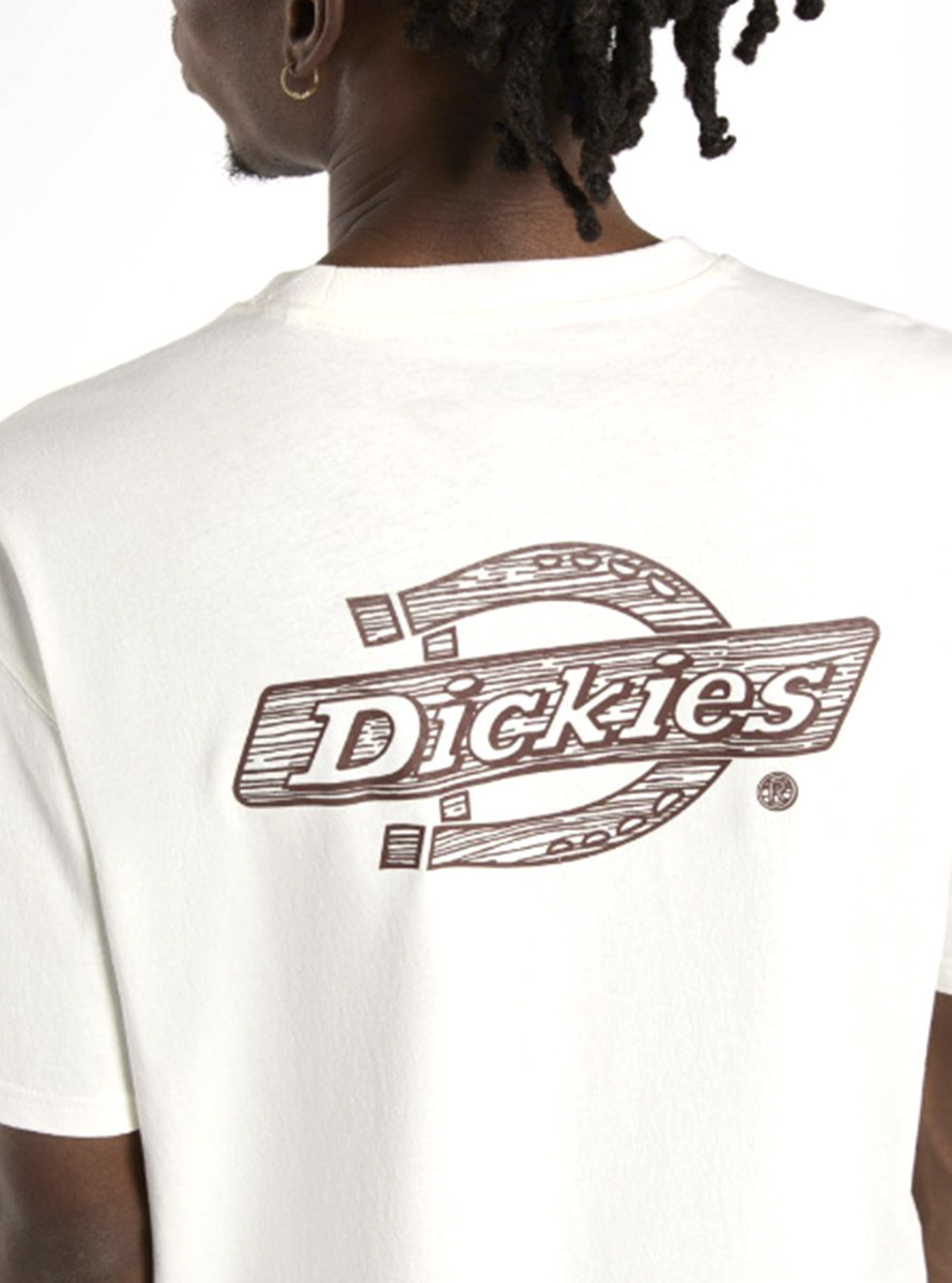 Camiseta Dickies Wood Logo SS Tee Egret
