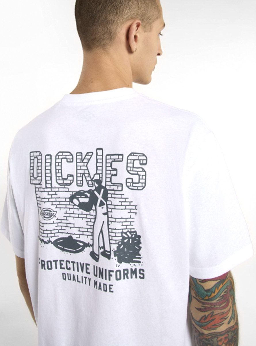 Camiseta Dickies Bricklane SS Tee White