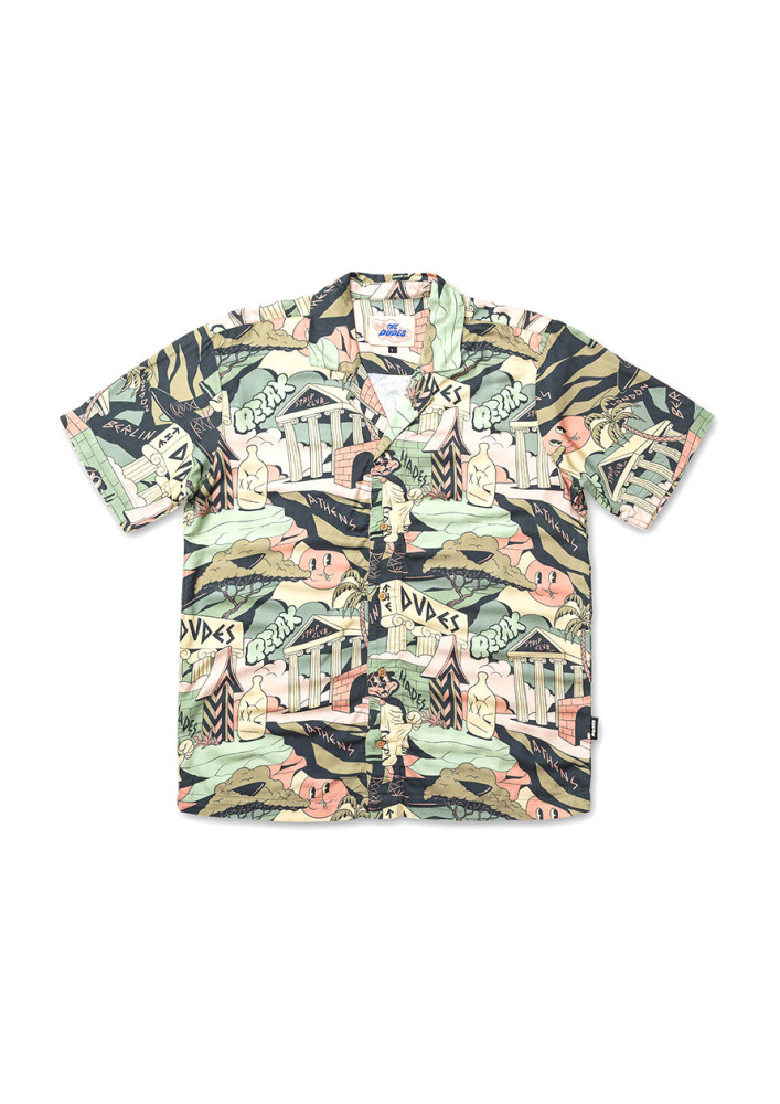 Camisa The Dudes Temple Hawaiian Shirt Multi