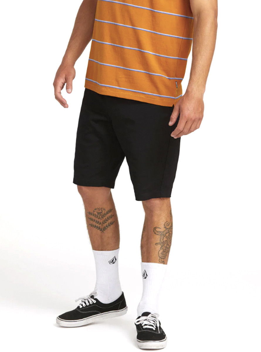 Bermuda Volcom Stone Frickin Mdn Strech Short 21 Black