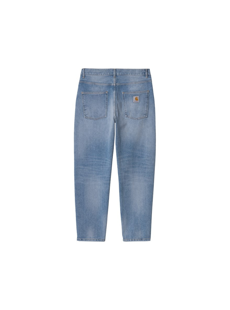 Pantalon Carhartt WIP Newel Pant Blue Light Used Wash
